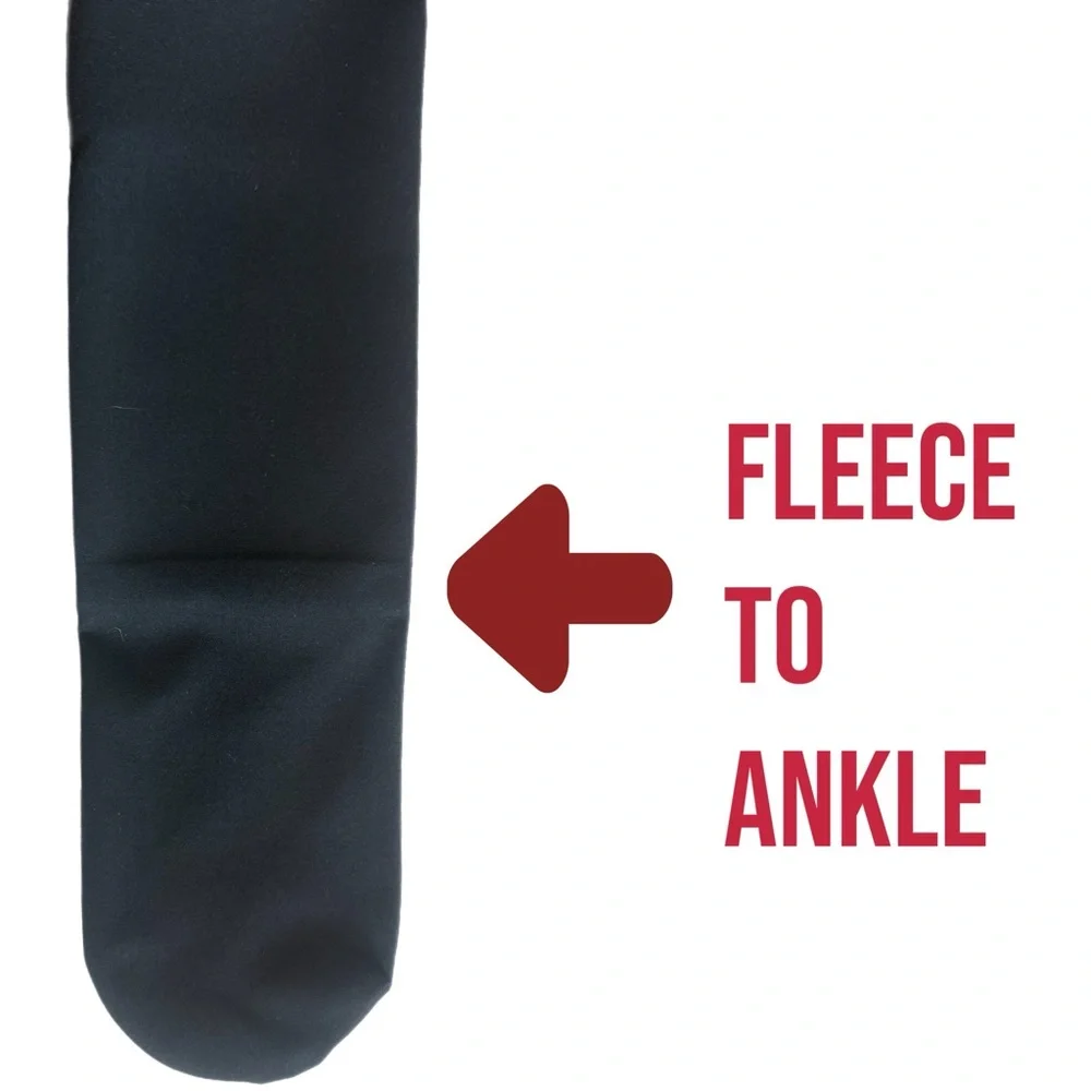 Fleece High-Waist Lined Tights For All Skin Tones XL is SIZE 18-24 NWT